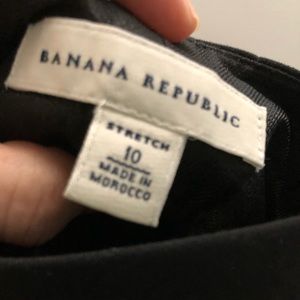 Dress black crepe spring-weight wool trousers